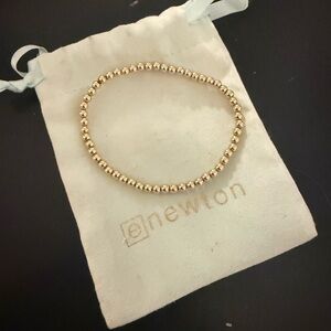 Newton Gold Beaded Bracelet